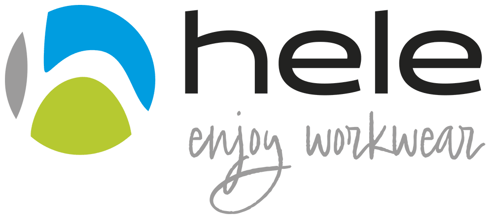 Logo HELE GmbH Hygiene- und Arbeitsschutzkleidung