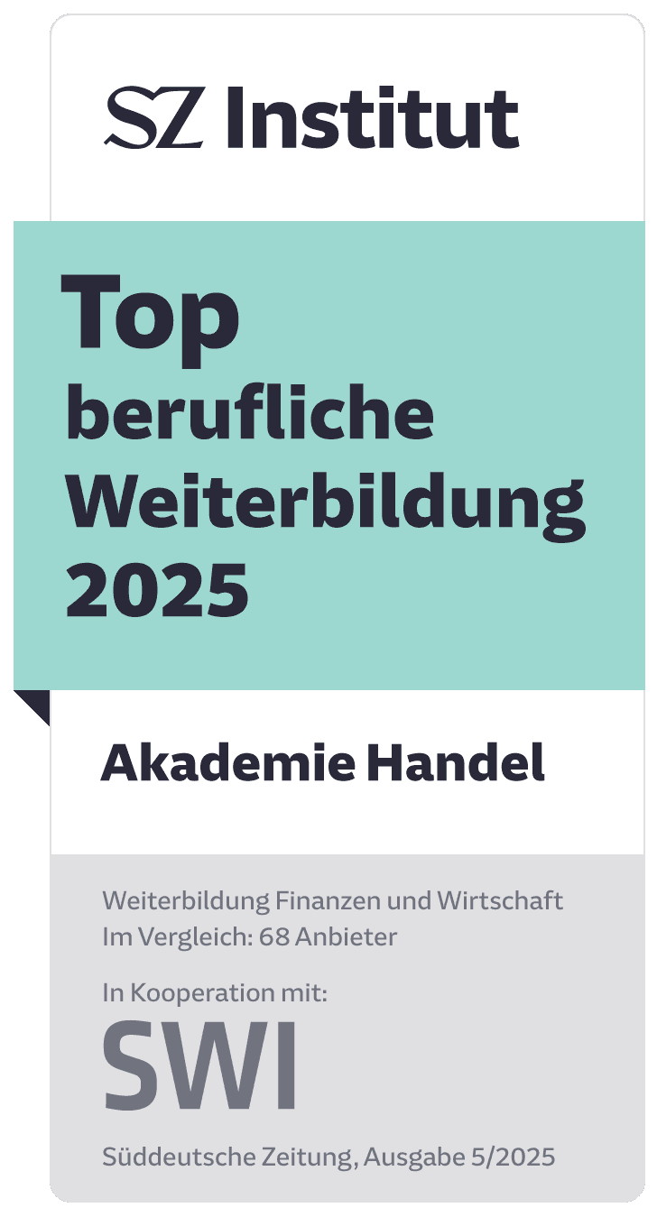 Qualitätssiegel der SZ Top-Weiterbildung 2025